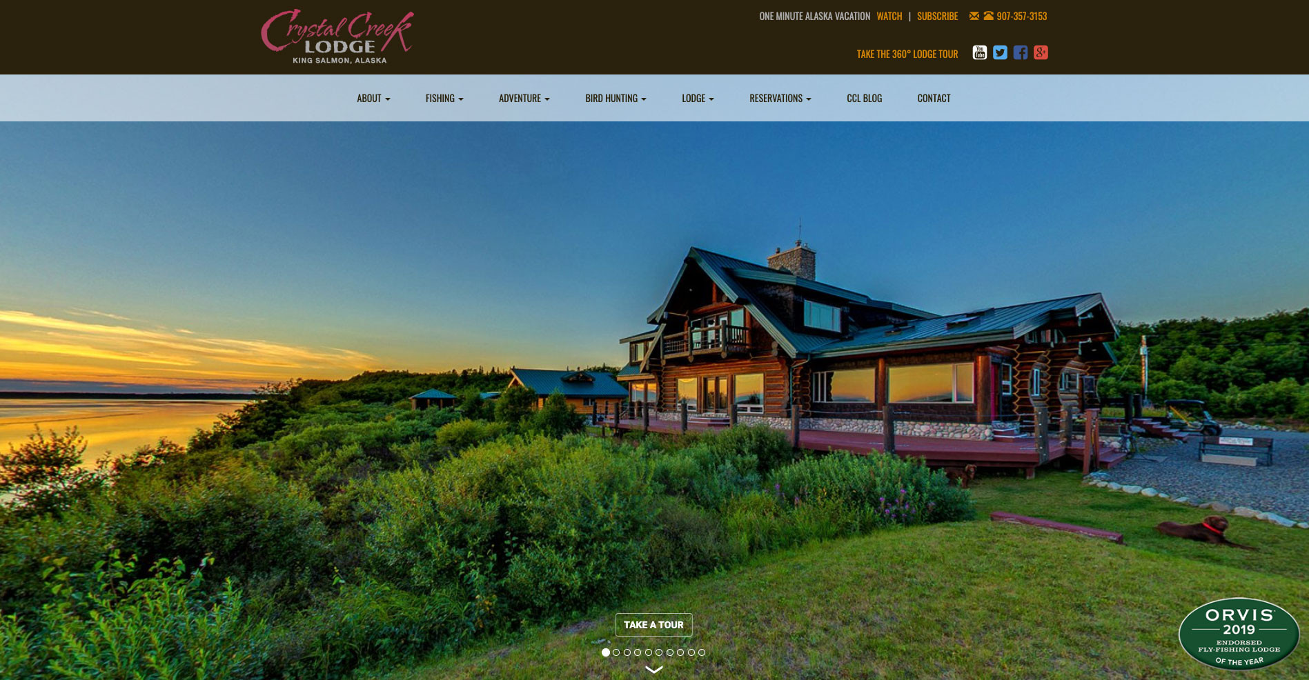 Crystal Creek Lodge Website